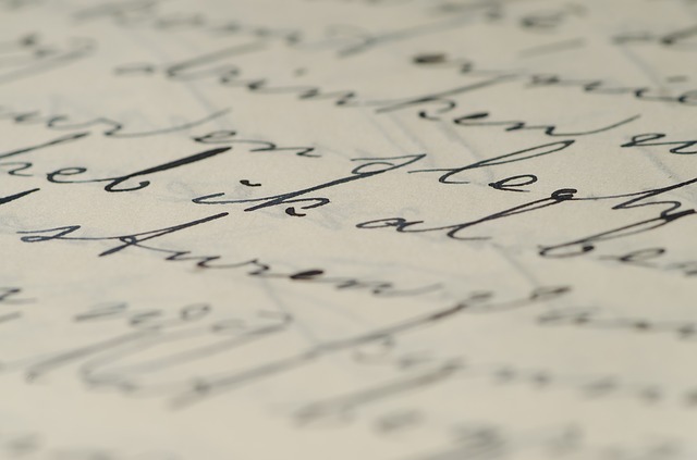 cursive writing